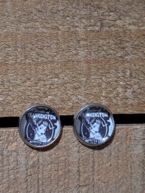 💟 Bride Of Frankenstein Handmade Stud Earrings